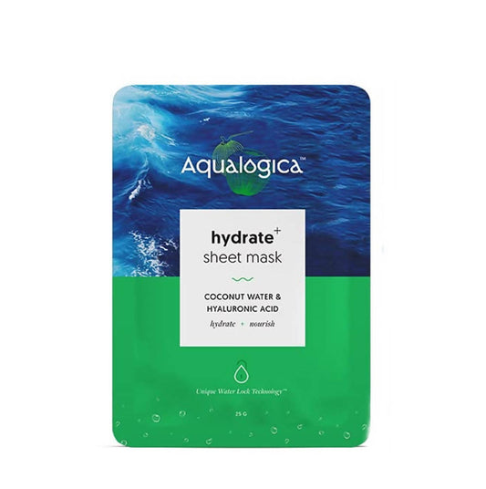 Aqualogica Hydrate+ Sheet Mask with Coconut water & Hyaluronic Acid - usa canada australia