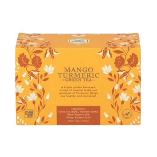 Mittal Teas Mango Turmeric Green Tea - Eco Friendly Bags - BUDNE