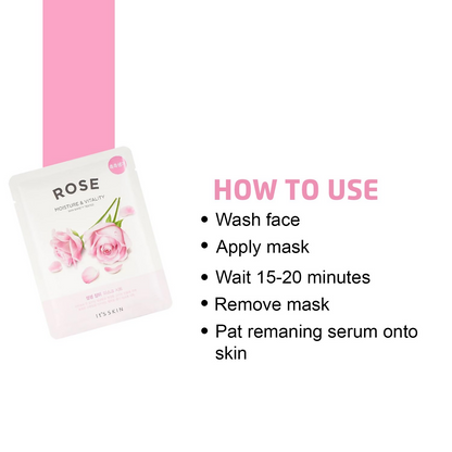 It's Skin The Fresh Rose Mask Sheet