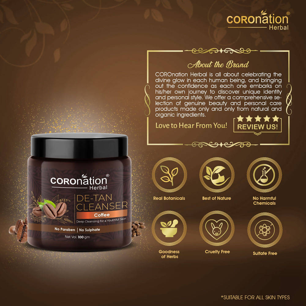 Coronation Herbal Coffee De-Tan Cleanser