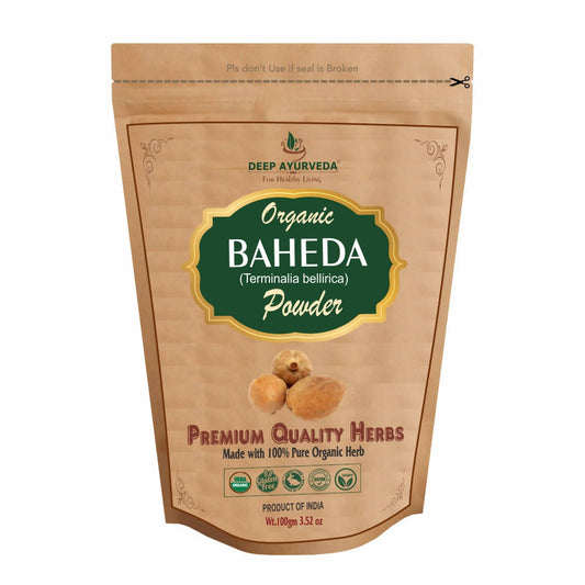 Deep Ayurveda Organic Baheda Powder -  usa australia canada 