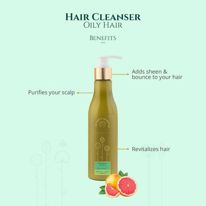 The Earth Collective Hair Cleanser - Oily Hair- Shampoo