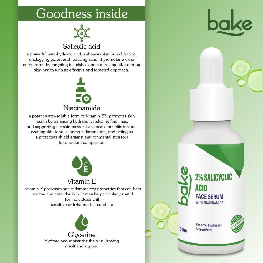 Bake 2% Salicylic Acid Face Serum With Niacinamide