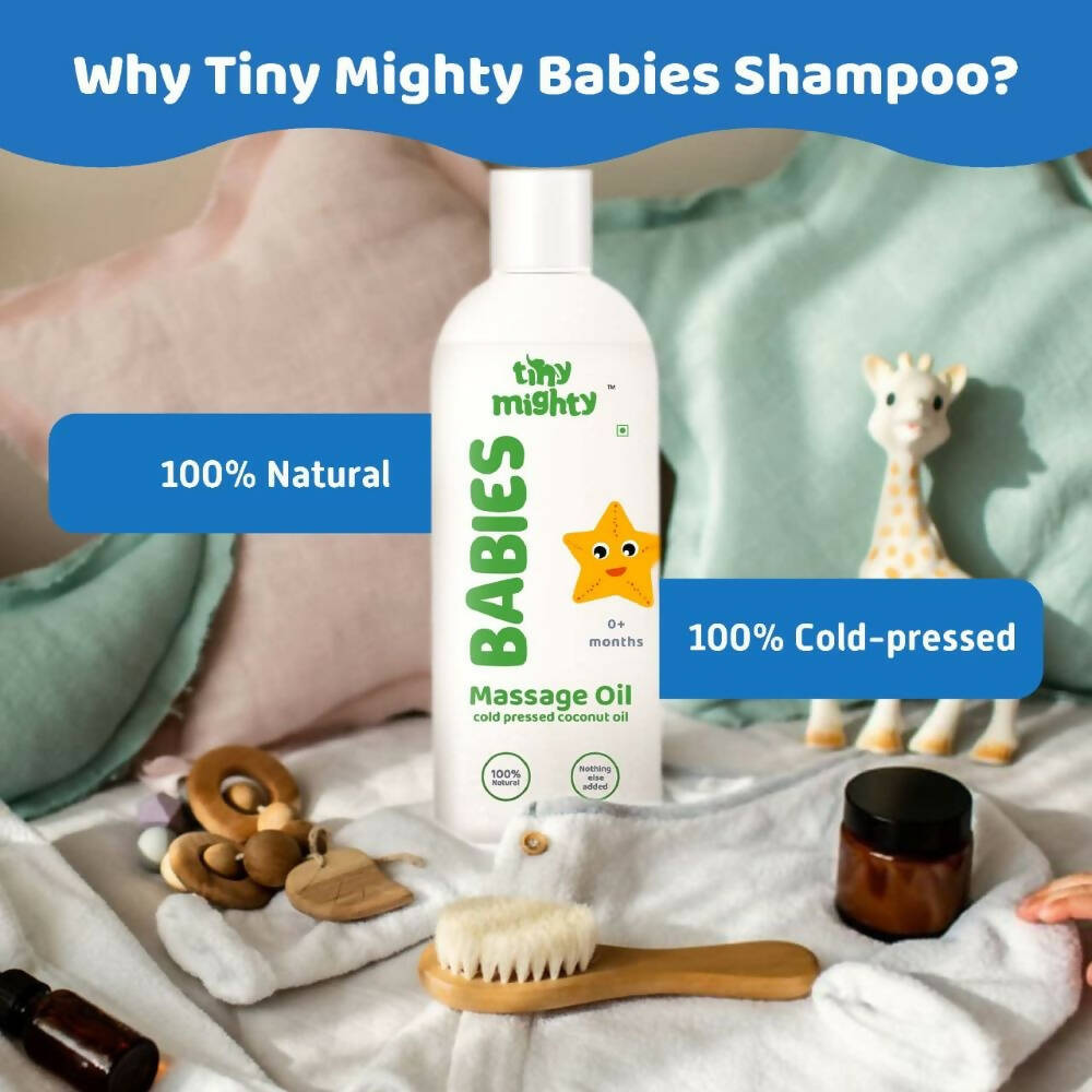 Tiny Mighty Baby Shampoo And Massage Oil Combo