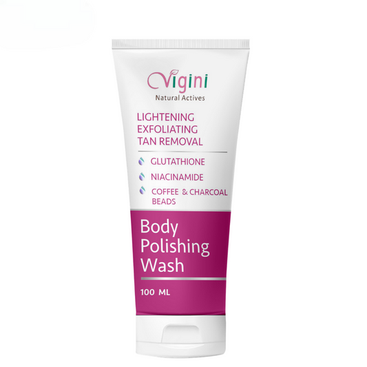 Vigini Skin Lightening Brightening Body Polishing Wash for Men Women - usa canada australia