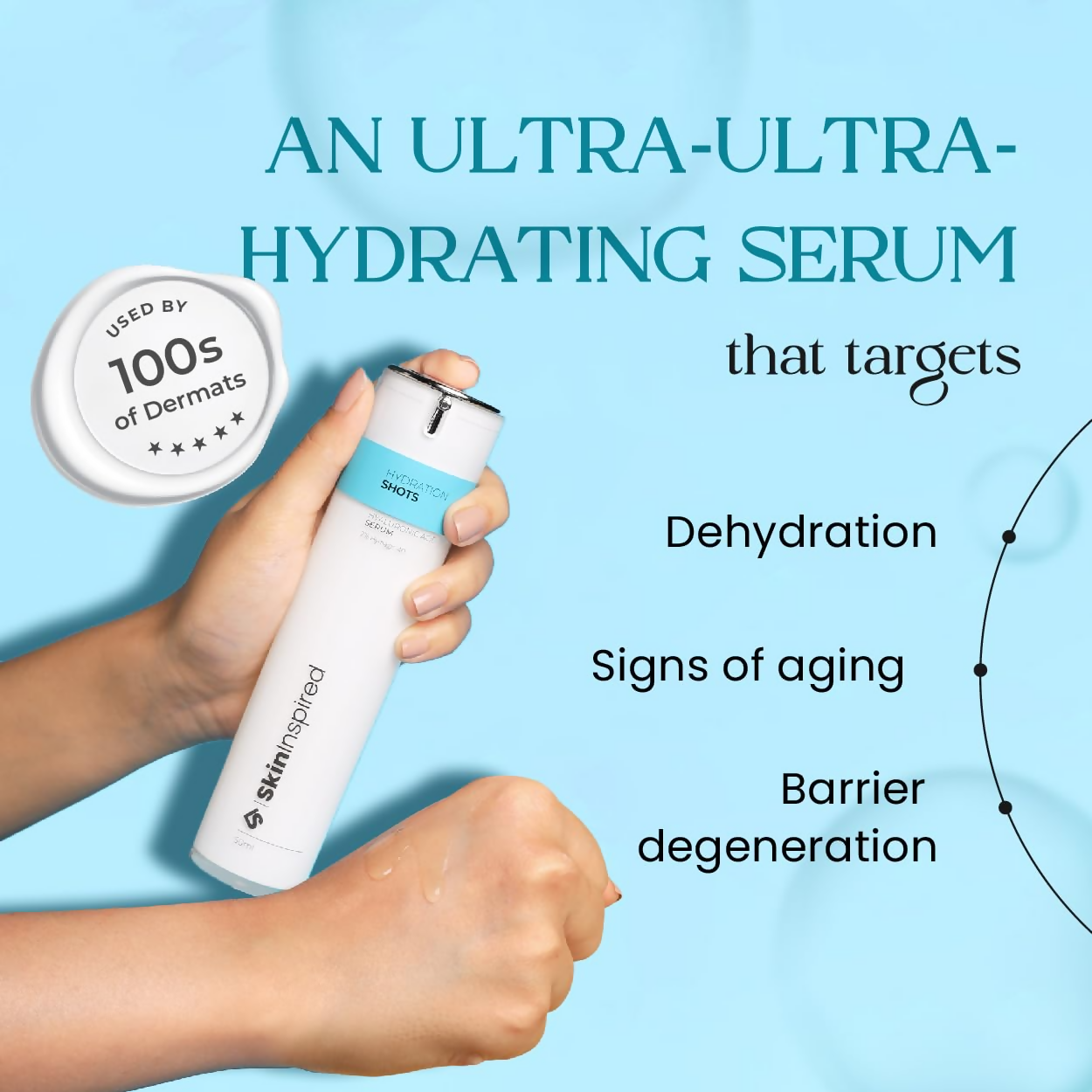 SkinInspired Hydration Shots Hyaluronic Acid Serum