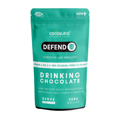 Cocosutra Lite - Defend - Sugar Free Drinking Chocolate Mix - BUDNE