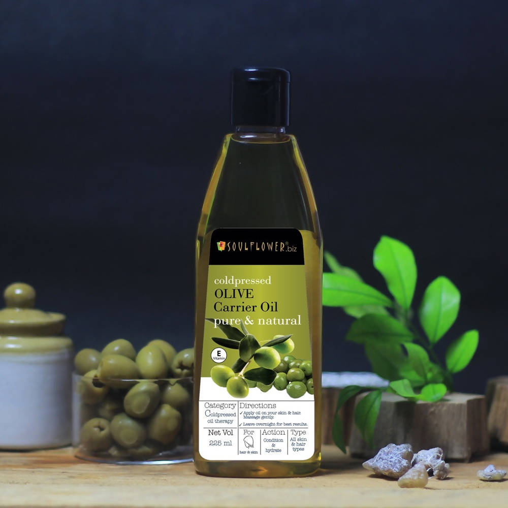 Soulflower Pure & Natural Coldpressed Olive Carrier Oil