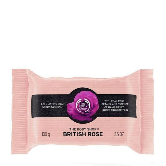 The Body Shop British Rose Exfoliating Soap 100 gm