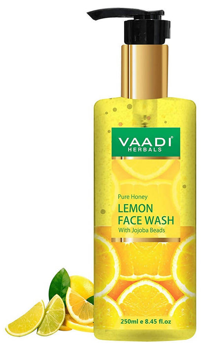 Vaadi Herbals Pure Honey Lemon Face Wash With Jojoba Beads