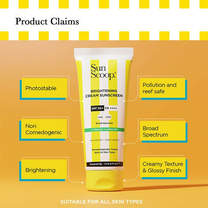 Sun Scoop Daily SPF 50 Sunscreen Cream