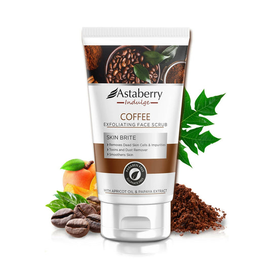 Astaberry Indulge Coffee Exfoliating Face Scrub - usa canada australia