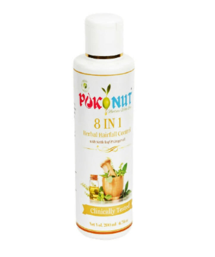 Pokonut 8 in 1 Herbal Hair Fall Control Oil