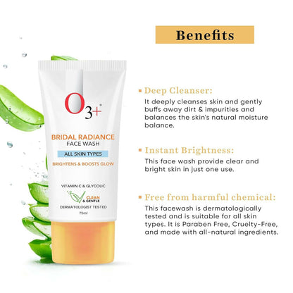 Professional O3+ Bridal Radiance Facewash