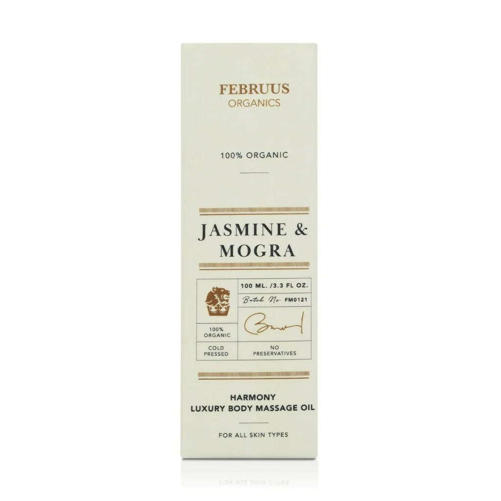 Februus Organics Jasmine & Mogra Body Oil