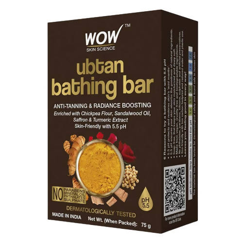Wow Skin Science Ubtan Bathing Bar
