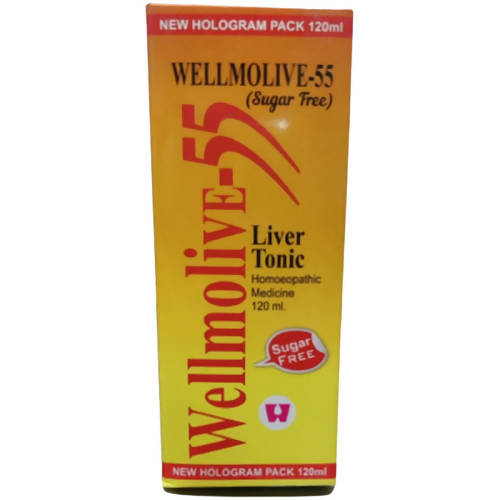 Dr. Wellmans Homeopathy Wellmolive-55 (Sugar Free) Liver Tonic