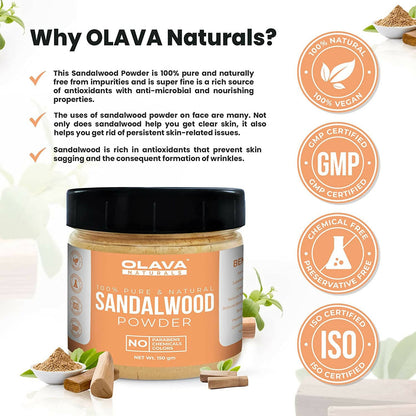 Olava Naturals Sandalwood Powder