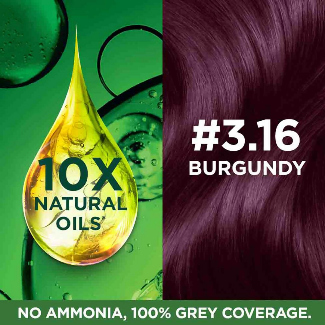 Garnier Color Naturals Creme Riche Hair Color - Shade 3.16 Burgundy