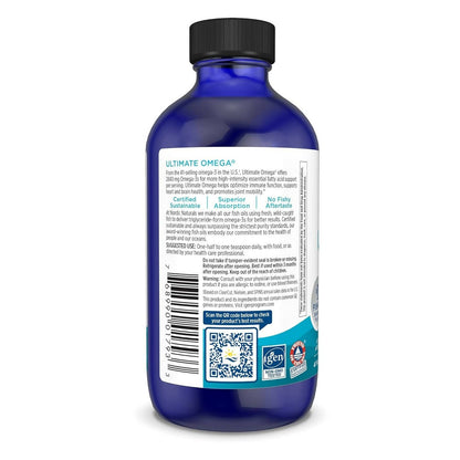 Nordic Naturals Ultimate Omega 3 Fish Oil Liquid - Lemon Flavor