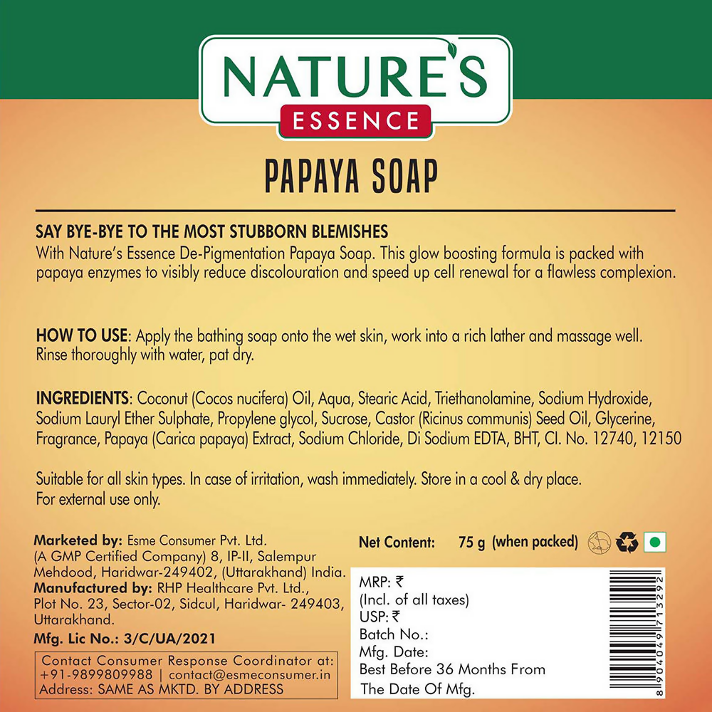 Nature's Essence De - Pigmentation Papaya Soap