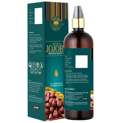 Old Tree Cold Pressed Jojoba Premium Grade Hair Oil