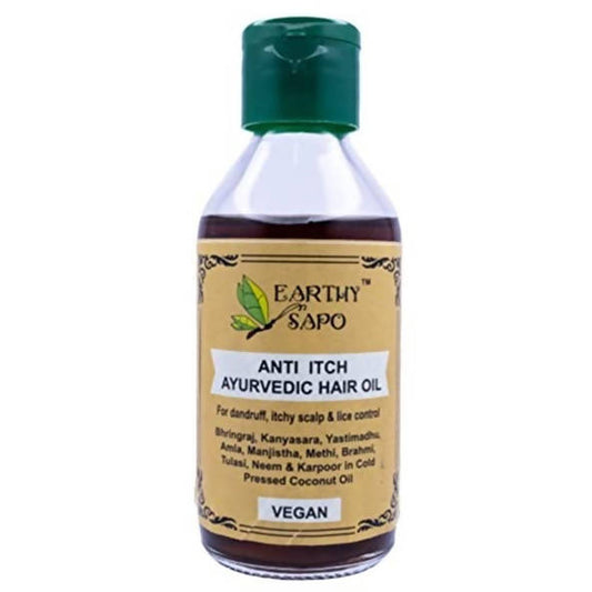 Earthy Sapo Anti Itch Ayurvedic Hair Oil - buy in usa, canada, australia 