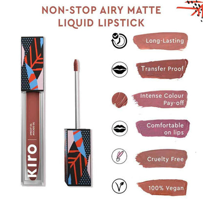 Kiro Airy Matte Liquid Lipstick - Cinnamon Nude