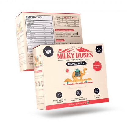 hye Foods Milky Dunes With The Goodness Of Camel Milk-Strawberry Flavour
