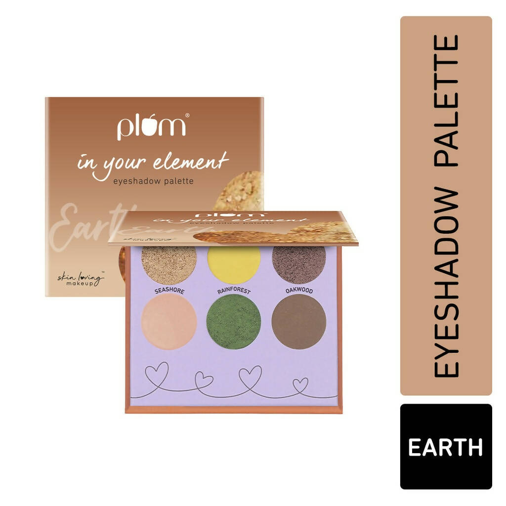 Plum In Your Element Eyeshadow Palette Easy to Blend 6-in-1 Palette 03 Earth