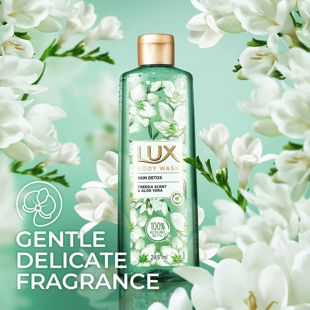 Lux Body Wash For Skin Detox - Freesia Scent & Aloe Vera