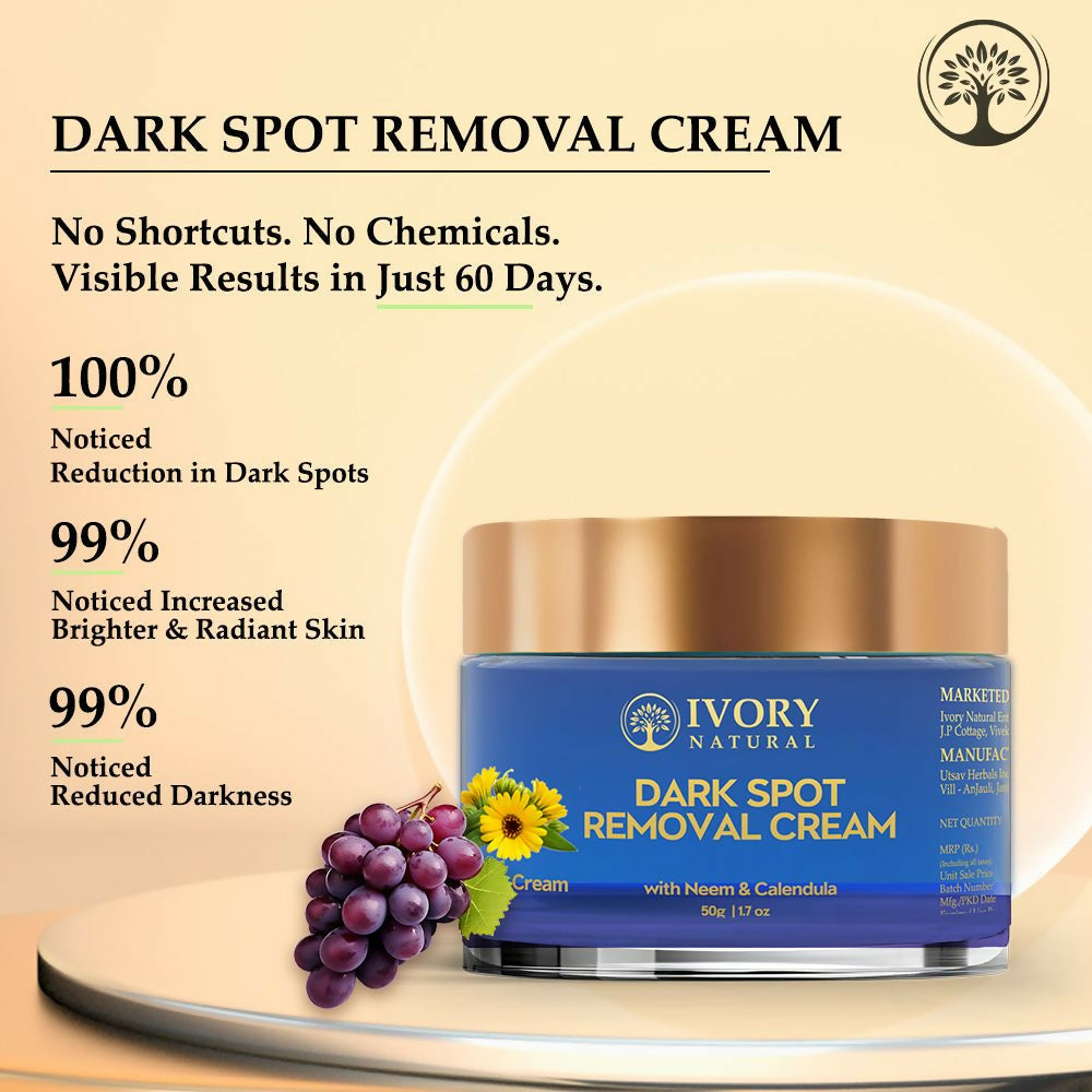 Ivory Natural Dark Spot Removal Face Cream For Dark Spots And Achieve A Glowing Tone