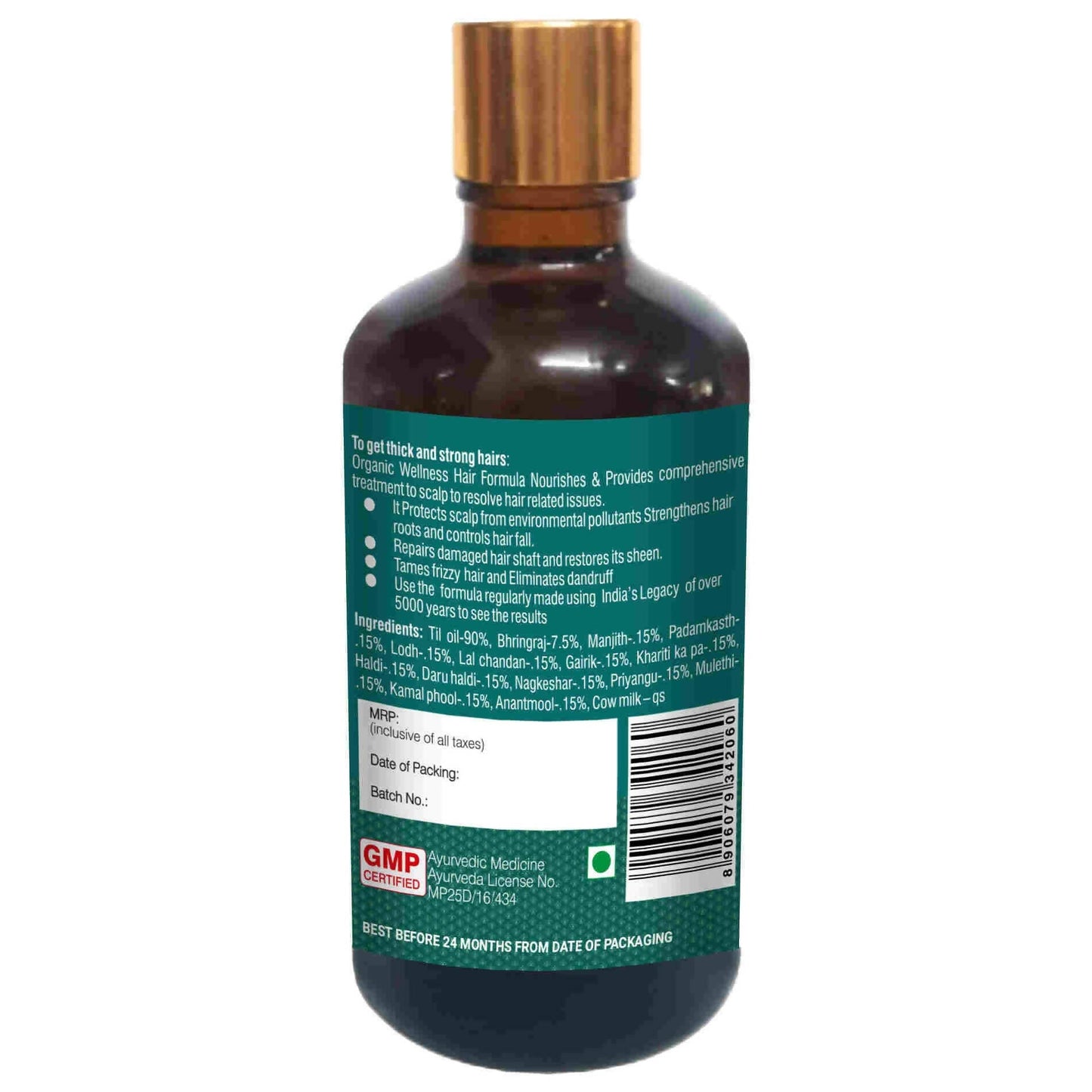 Organic Wellness Hair Oil