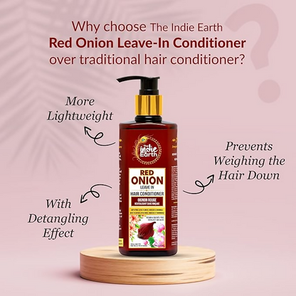 The Indie Earth Red Onion Leave-in Hair Conditioner