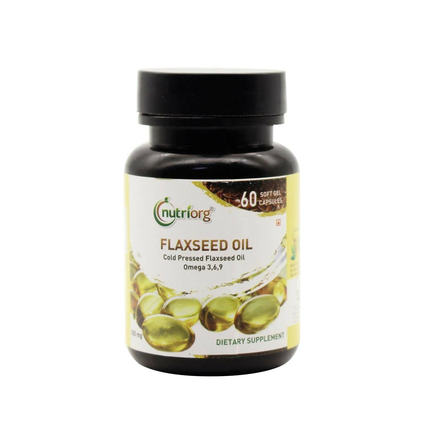 Nutriorg Flaxseed Oil Soft Gel Capsules - BUDEN