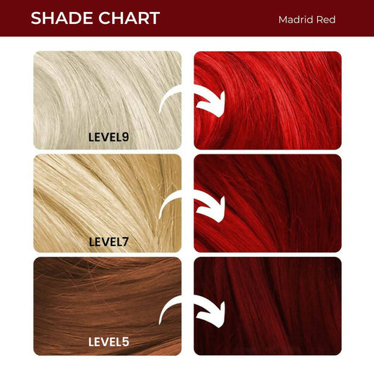 Anveya Semi Permanent Hair Color - Madrid Red