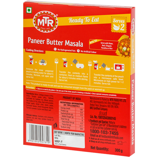 MTR Paneer Butter Masala