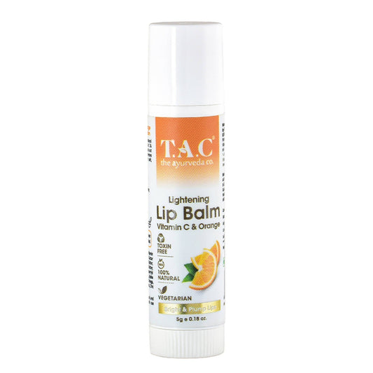 TAC - The Ayurveda Co. Vitamin C & Orange Lip Balm - BUDNE