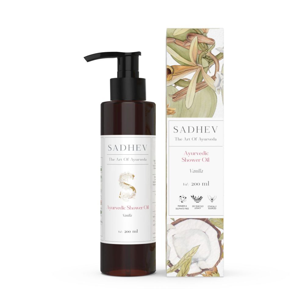 Sadhev Ayurvedic Vanilla Shower Oil