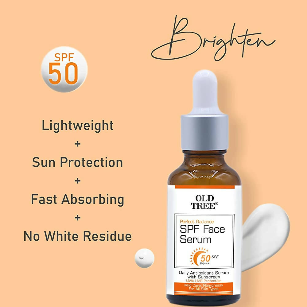 Old Tree SPF Face Serum with SPF50 for Sun Protection