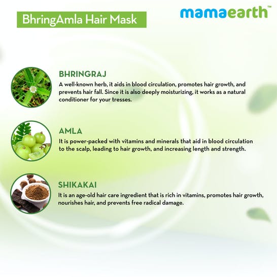 Mamaearth Bhringamla Hair Mask For Intense Hair Treatment