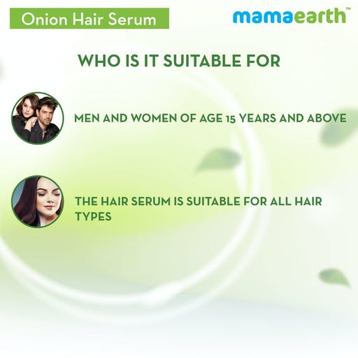 Mamaearth Onion Hair Serum For Strong , Frizz Free Hair