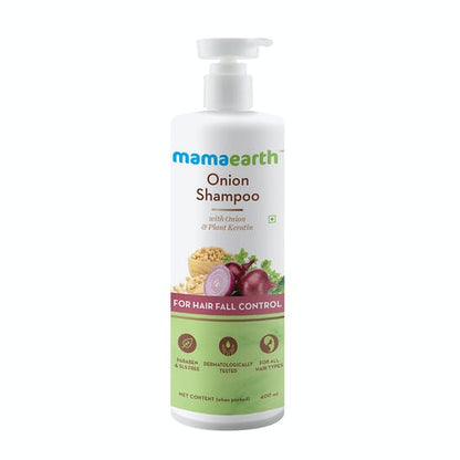 Mamaearth Onion Shampoo For Hair Fall Control