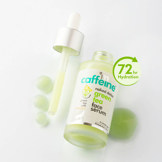 mCaffeine Vitamin C & Green Tea Face Serum with Hyaluronic Acid