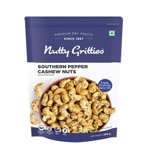 Nutty Gritties Southern Pepper Cashew Nuts - BUDNE