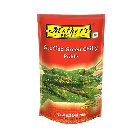 Mother's Recipe Stuffed Green Chilli Pickle - buy in USA, Australia, Canada