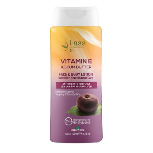 Lass Naturals Vitamin E Kokum butter Face & Body Lotion - usa canada australia