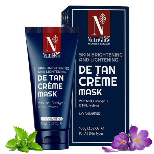 NutriGlow Advanced Organics De Tan Cream Mask - BUDNEN