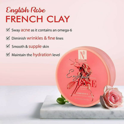 NutriGlow NATURAL'S English Rose French Clay