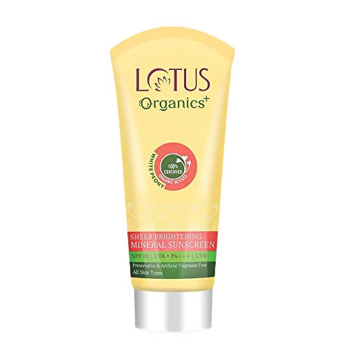 Lotus Organics+ Sheer Brightening Mineral Sunscreen